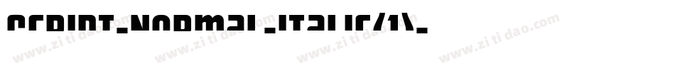 Script-Normal-Italic(1)字体转换