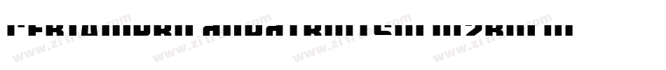 Cfb1AmericanPatriotSolid2BoldItalic-KJKX字体转换