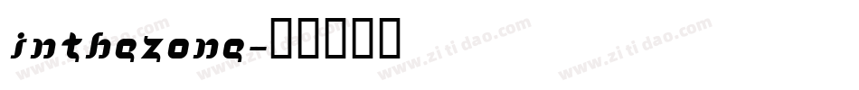 inthezone字体转换