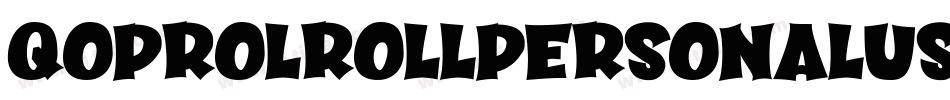 QoprolRollPersonalUse-OVqx4字体转换