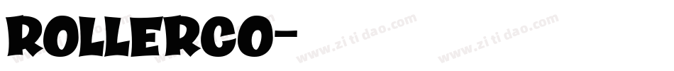 ROLLERCO字体转换