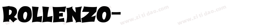 Rollenzo字体转换