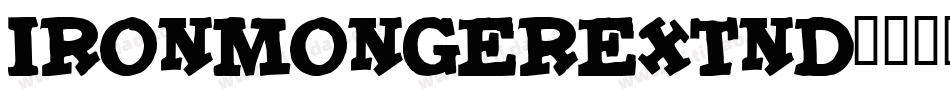 IronmongerExtnd字体转换