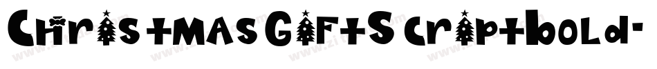 ChristmasGiftScriptBold字体转换