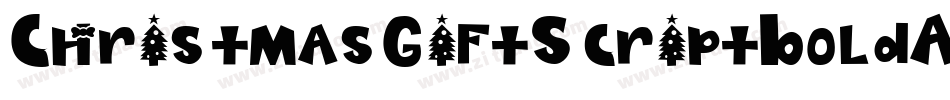 ChristmasGiftScriptBoldA字体转换