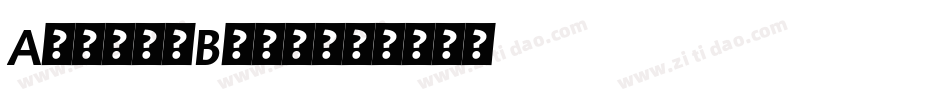 Aller_BdIt字体转换