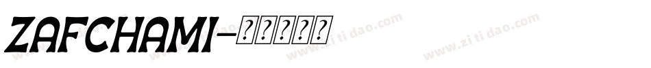 Zafchami字体转换