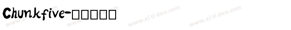 Chunkfive字体转换