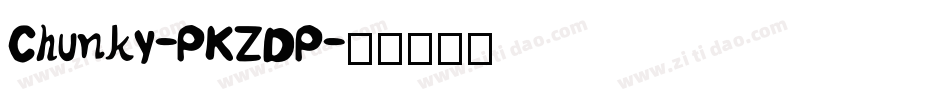 Chunky-PKZDP字体转换