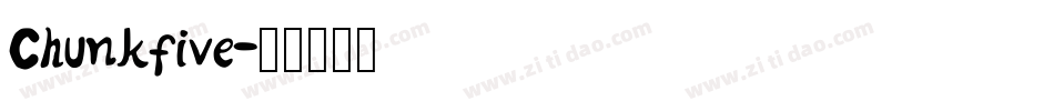 Chunkfive字体转换