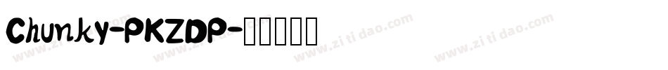 Chunky-PKZDP字体转换