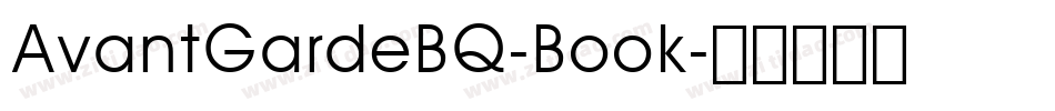 AvantGardeBQ-Book字体转换