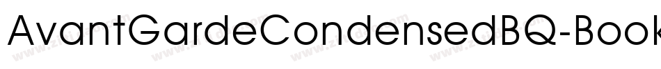 AvantGardeCondensedBQ-Book字体转换