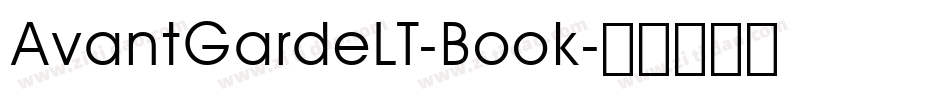 AvantGardeLT-Book字体转换