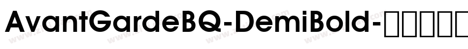 AvantGardeBQ-DemiBold字体转换