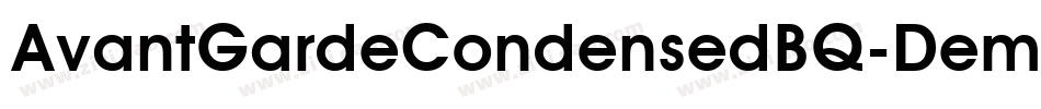 AvantGardeCondensedBQ-DemiBold字体转换