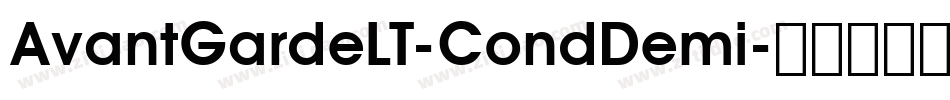 AvantGardeLT-CondDemi字体转换