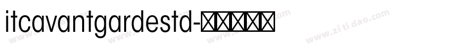itcavantgardestd字体转换