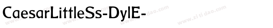CaesarLittleSs-DylE字体转换