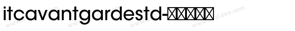 itcavantgardestd字体转换