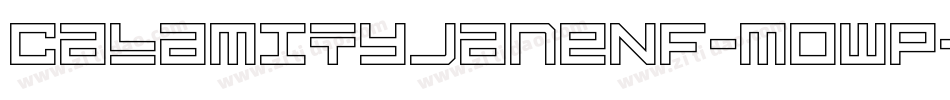 CalamityJaneNf-MOWP字体转换