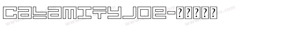 calamityJoe字体转换