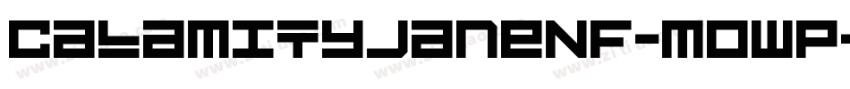 CalamityJaneNf-MOWP字体转换
