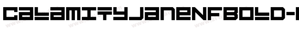 CalamityJaneNfBold-KOWX字体转换