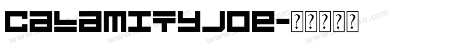 calamityJoe字体转换