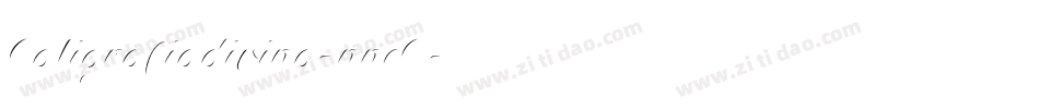 Caligrafiadivina-nneO字体转换