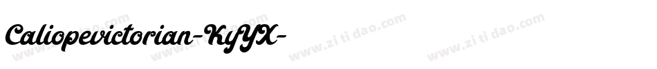 Caliopevictorian-KyYX字体转换