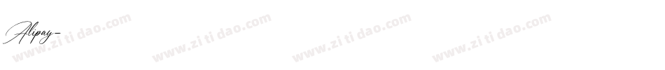 Alipay字体转换