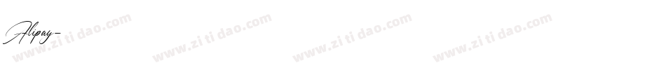 Alipay字体转换