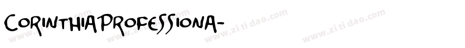 CorinthiaProfessiona字体转换