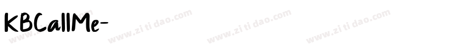 KBCallMe字体转换