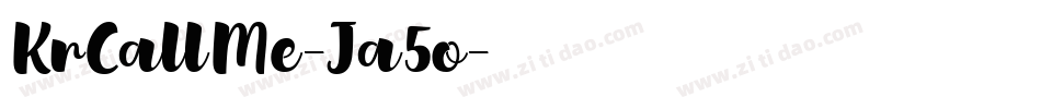 KrCallMe-Ja5o字体转换