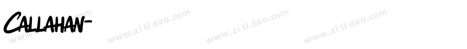 Callahan字体转换