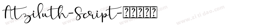Atziluth-Script字体转换