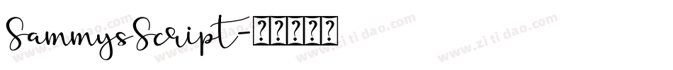 SammysScript字体转换