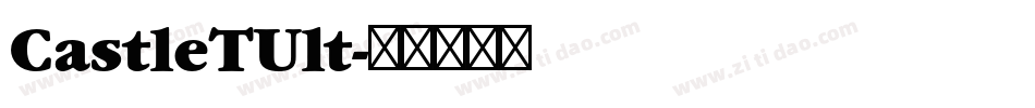 CastleTUlt字体转换