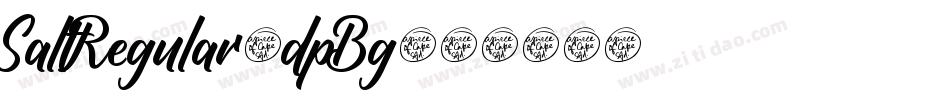 SaltRegular-dpBg字体转换