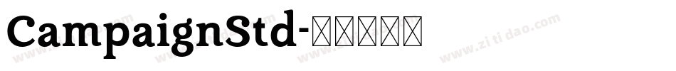 CampaignStd字体转换
