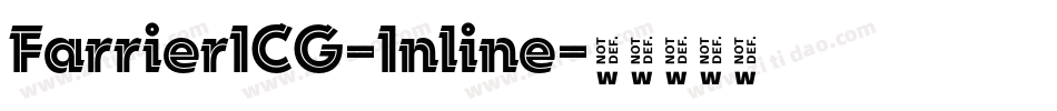 FarrierICG-Inline字体转换