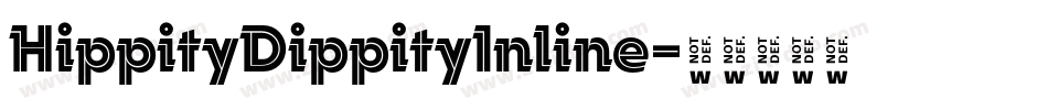 HippityDippityInline字体转换