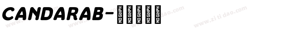 CANDARAB字体转换