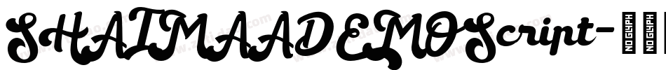 SHAIMAADEMOScript字体转换