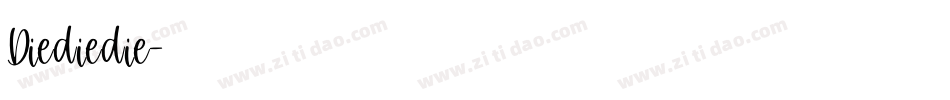 Diediedie字体转换