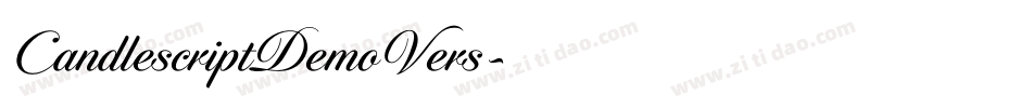CandlescriptDemoVers字体转换