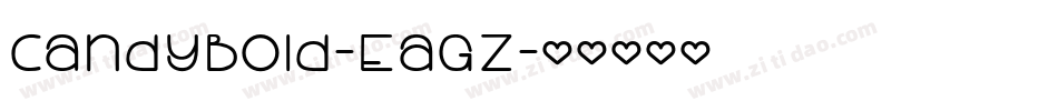 CandyBold-EaGz字体转换