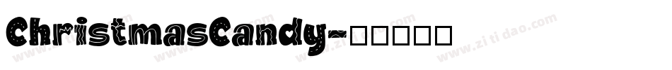 ChristmasCandy字体转换